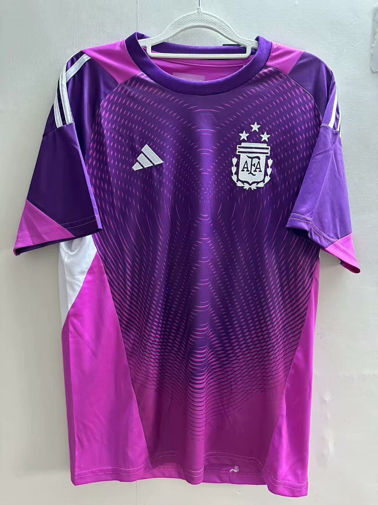 Argentina 25/26 Pink/Purple Away Goalkeeper Jersey