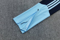 Argentina 26/27 Light Blue and Dark Navy Training Tracksuit Set