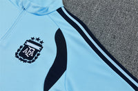 Argentina 26/27 Light Blue and Dark Navy Training Tracksuit Set