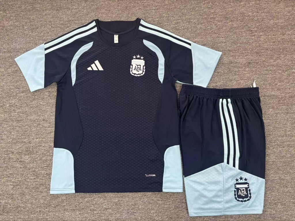 Argentina 26/27 Navy Blue/Blue Training Kids Jersey Set