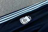 Argentina 26/27 White and Navy Blue Training Tracksuit Set