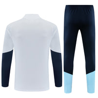 Argentina 26/27 White and Navy Blue Training Tracksuit Set