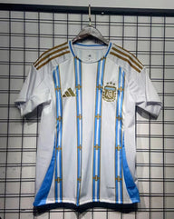 Argentina 26/27 White/Blue/Gold Special Jersey