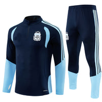 Argentine 26/27 Dark Navy/Sky Blue Training Tracksuit Set