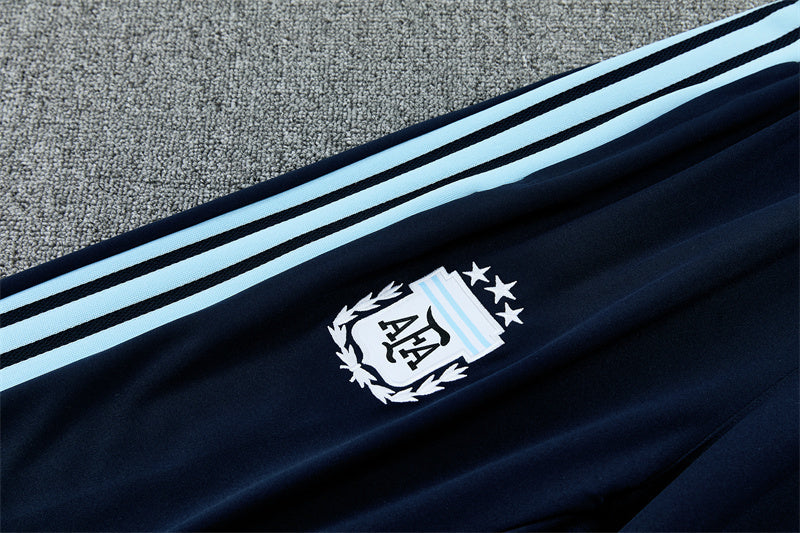 Argentine 26/27 Dark Navy/Sky Blue Training Tracksuit Set
