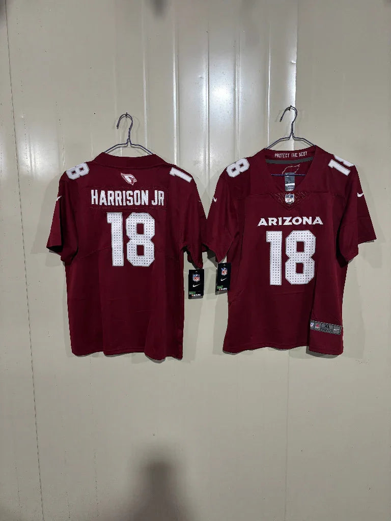 Arizona 25/26 Harrison Jr. #18 Red Game Kids Jersey