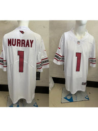 Arizona 25/26 Murray #1 White Game NFL Jersey