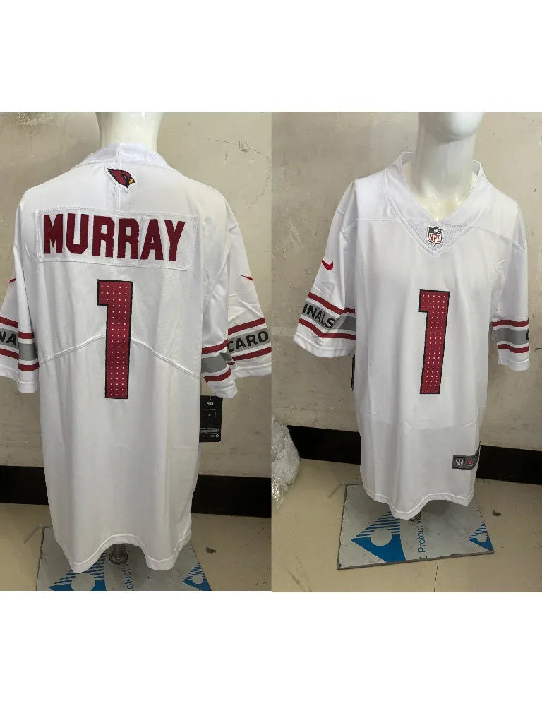 Arizona 25/26 Murray #1 White Game NFL Jersey