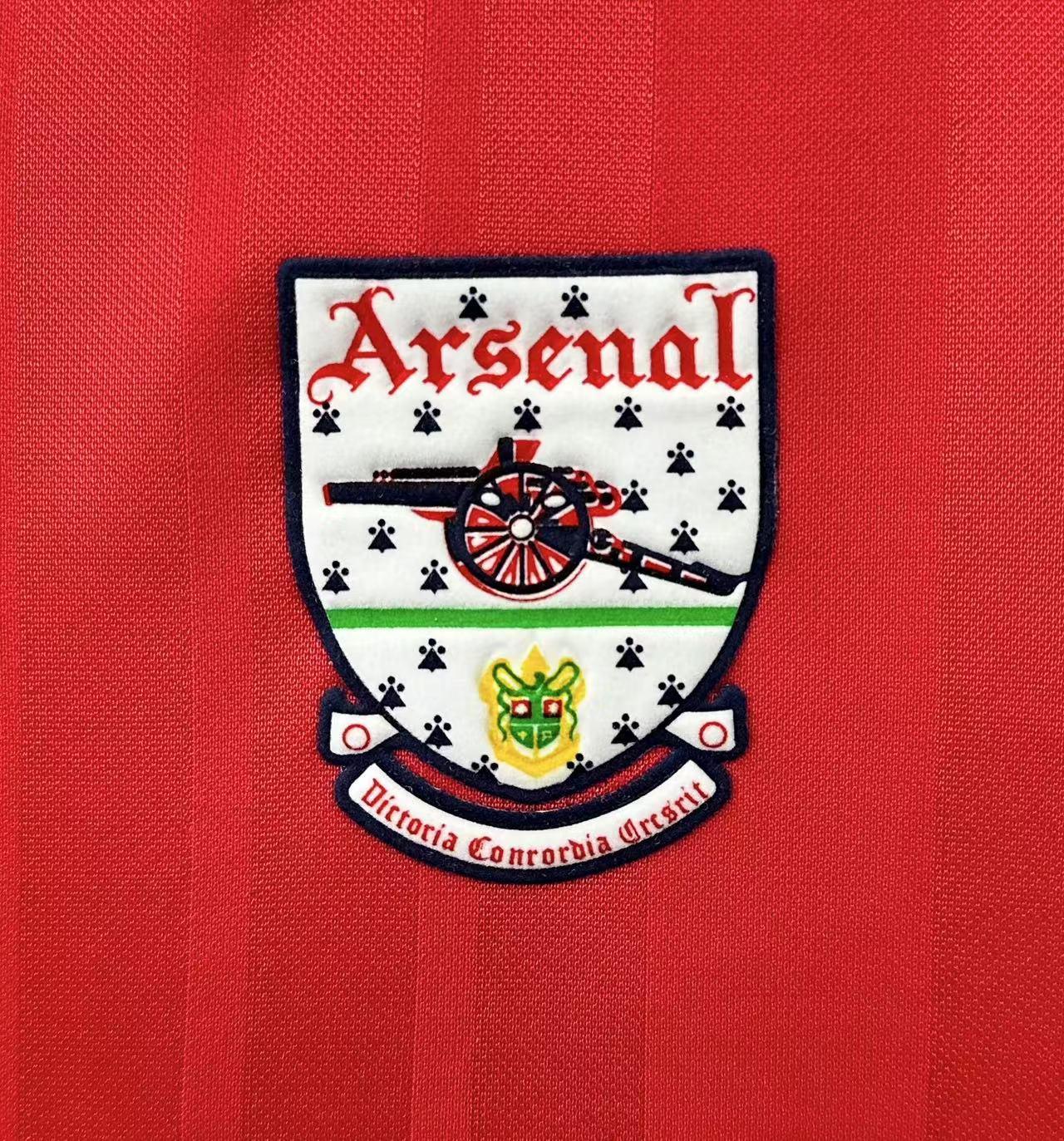Arsenal 1992/94 Vintage Retro Home Long Sleeve Jersey - Concept Kits