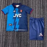 Arsenal 1995/96 Vintage Retro Away Kids Jersey Set