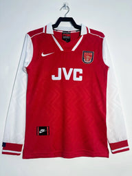 Arsenal 1996/97 Vintage Retro Home Long Sleeve Jersey - Concept Kits