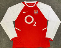 Arsenal 2002-03 Vintage Retro Long Sleeves Away Jersey - Concept Kits