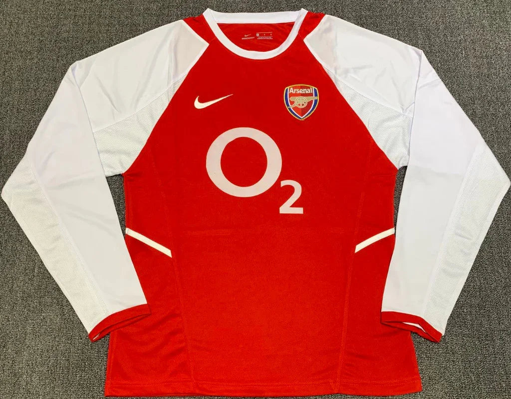 Arsenal 2002-03 Vintage Retro Long Sleeves Away Jersey - Concept Kits