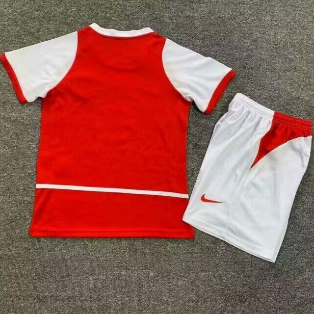 Arsenal 2002/04 Vintage Retro Home Kids Jersey Set