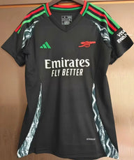 Arsenal 24/25 Black Away Women Jersey - Concept Kits