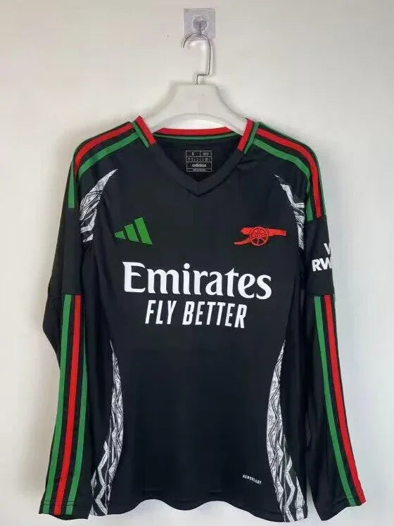 Arsenal 24/25 Black Long Sleeve Jersey - Concept Kits