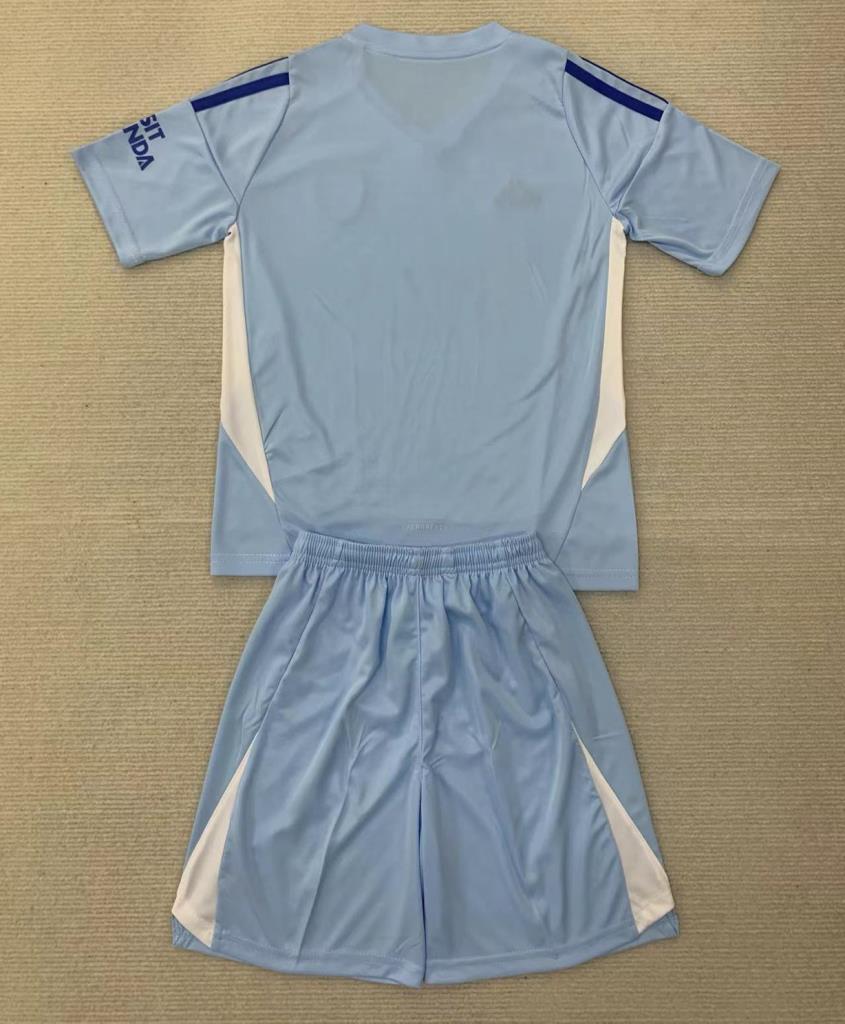 Arsenal 24/25 Blue Goalkeeper Kids Kit - Concept Kits