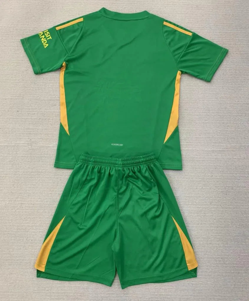 Arsenal 24/25 Green Goalkeeper Kids Kit - Concept Kits