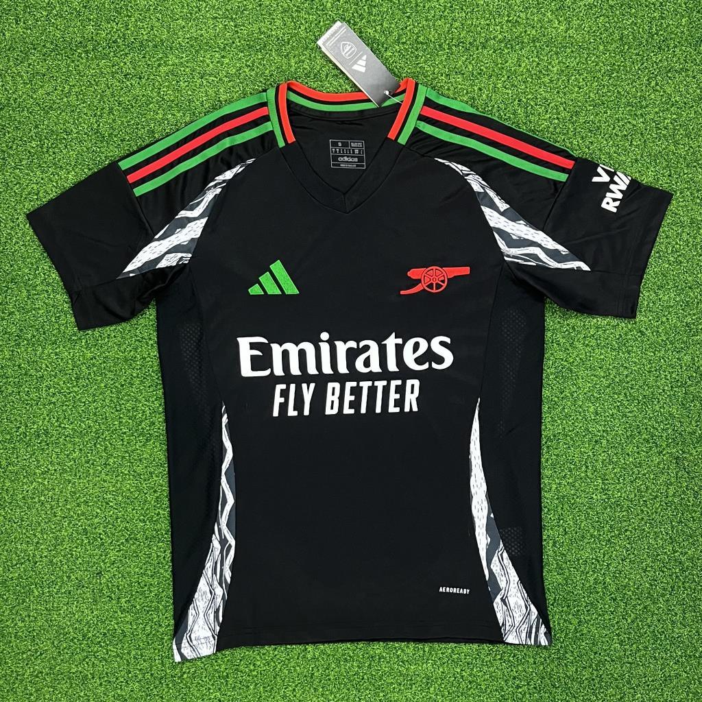 Arsenal 24/25 Men's Black Away Jersey - Concept Kits
