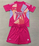 Arsenal 24/25 Pink Goalkeeper Kids Kit - Concept Kits