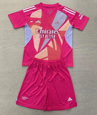Arsenal 24/25 Pink Goalkeeper Kids Kit - Concept Kits