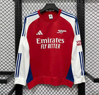 Arsenal 25/26 Better Scarlet/White Home Long Sleeve Jersey