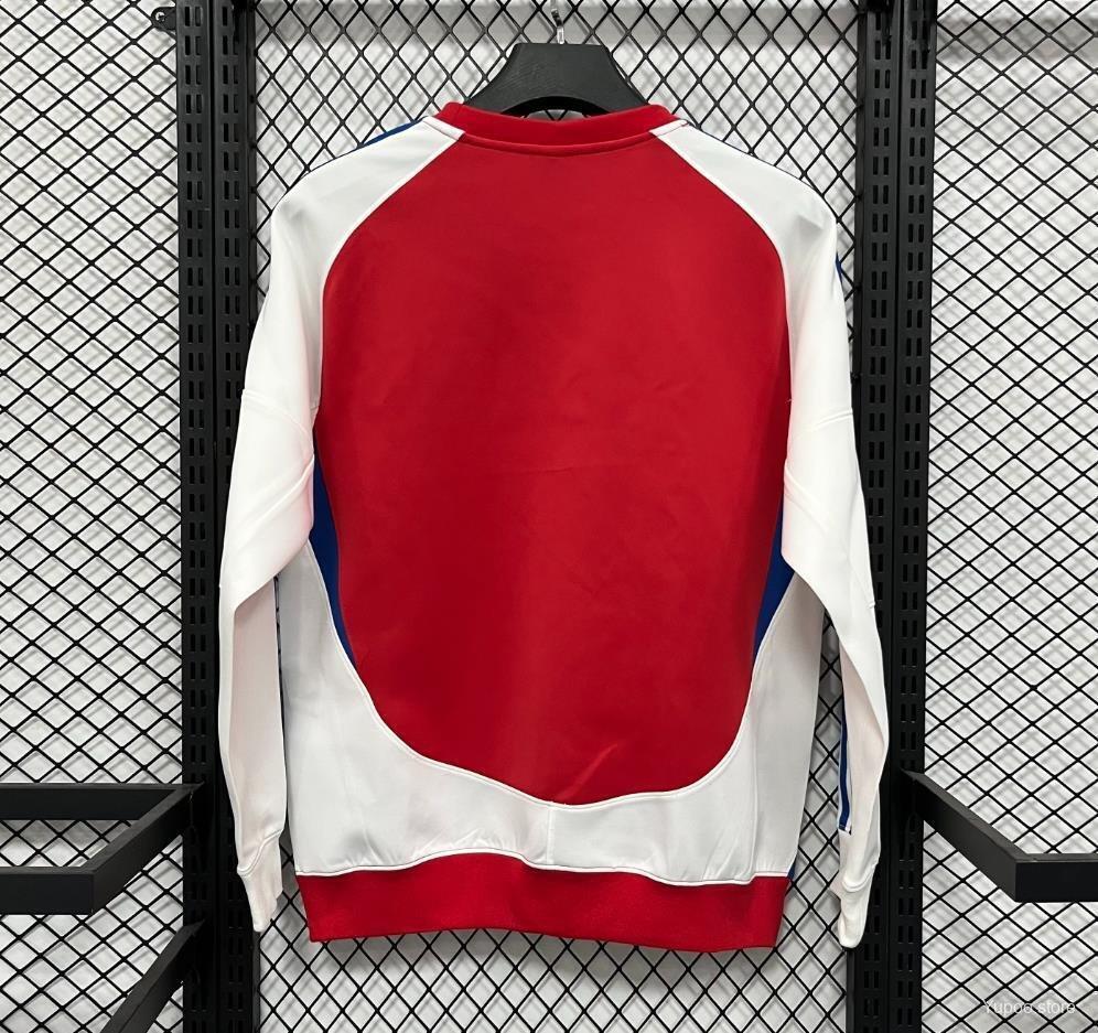 Arsenal 25/26 Better Scarlet/White Home Long Sleeve Jersey