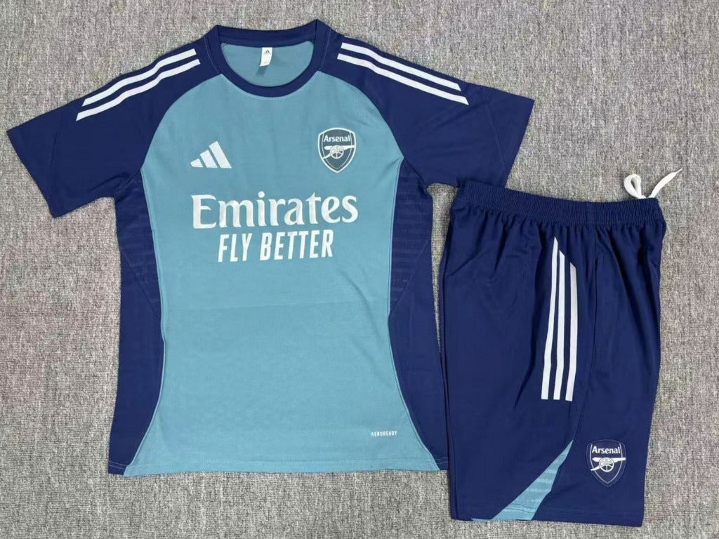 Arsenal 25/26 Blue Pre-Match Kids Kit - Concept Kits