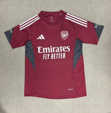 Arsenal 25/26 Burgundy Training Soccer Jersey
