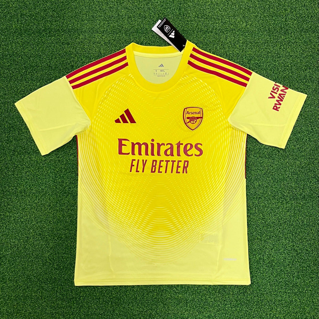 Arsenal 25/26 Goalkeeper Yellow Jersey - Concept Kits