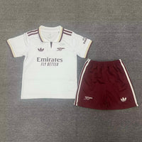 Arsenal 25/26 Kids Third White Jersey Set - Concept Kits