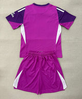 Arsenal 25/26 Purple Goalkeeper Kids Jersey Set