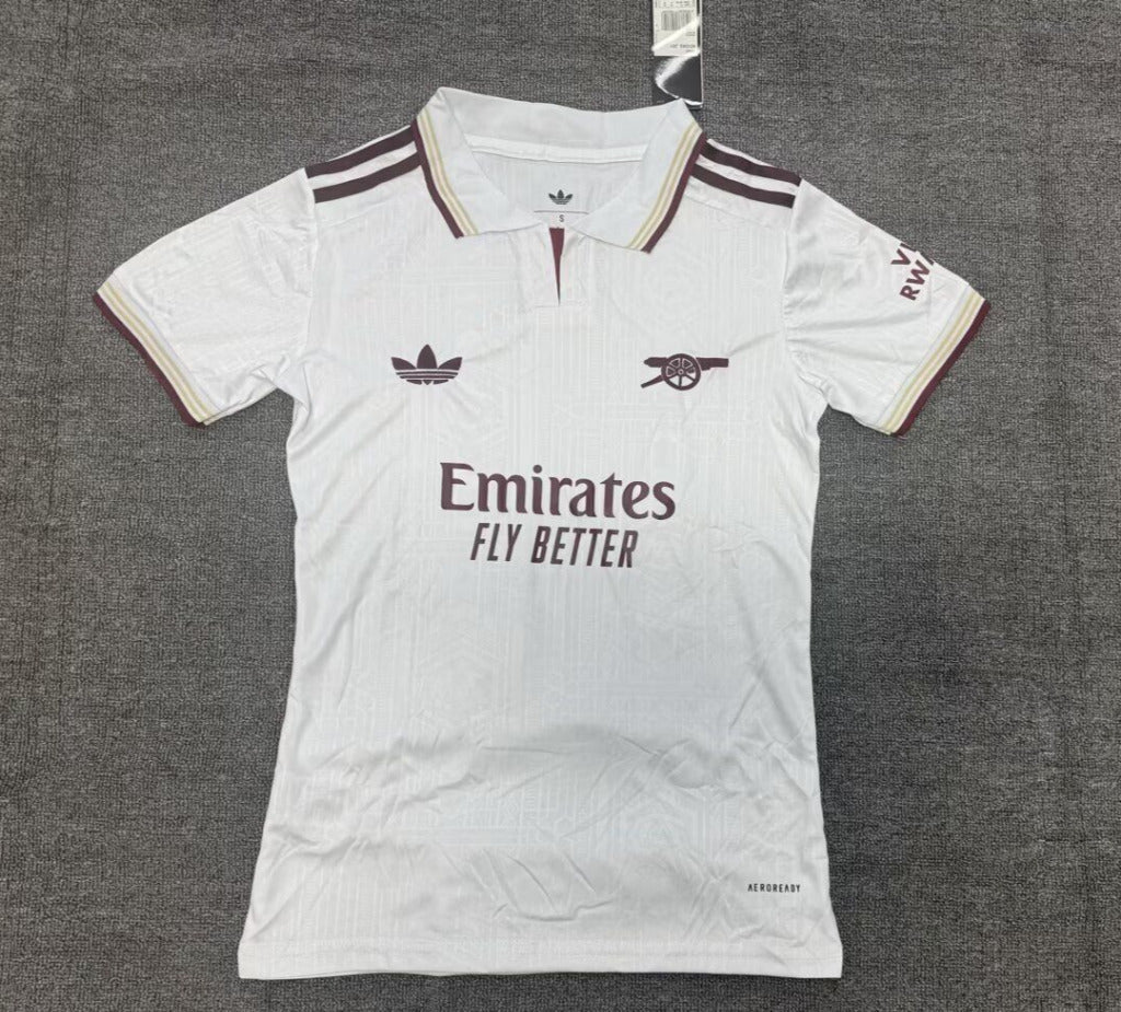 Arsenal 25/26 White 3rd Woman Jersey