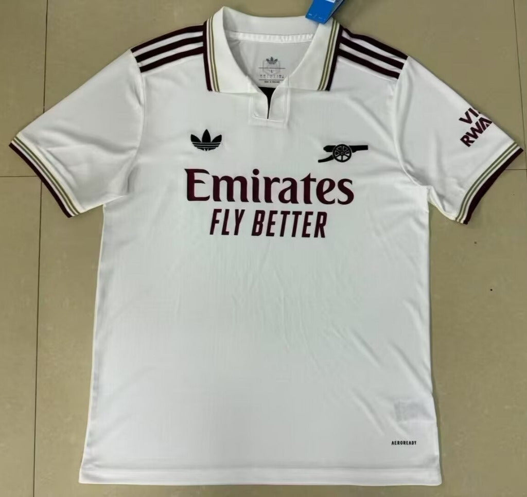 Arsenal 25/26 White Third Jersey