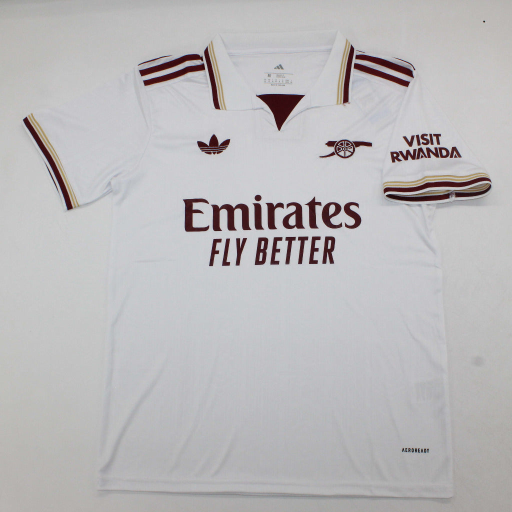 Arsenal 25/26 White Third Jersey
