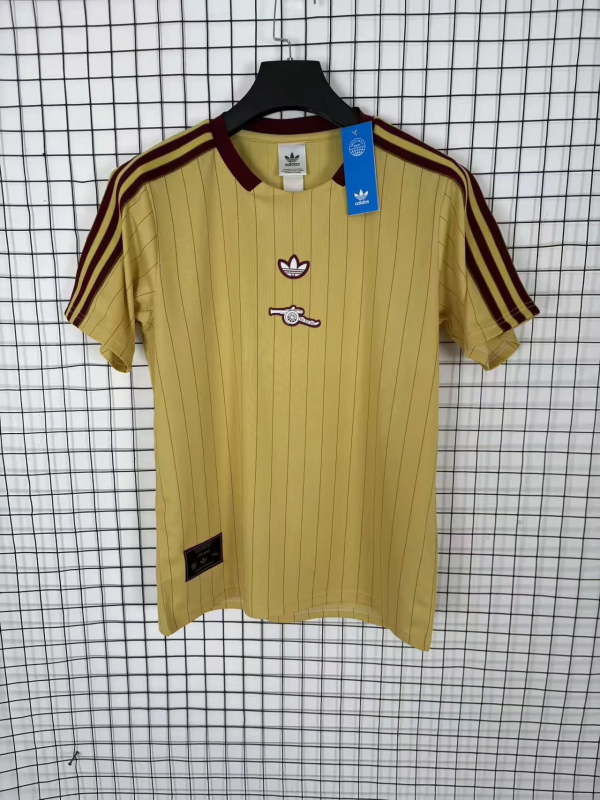 Arsenal 25/26 Yellow/Black Retro Version Third Jersey