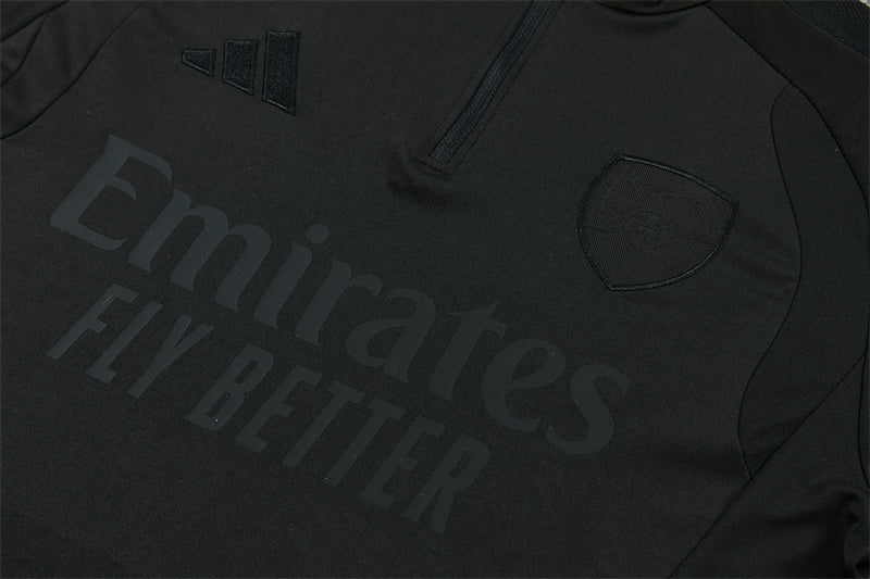 Arsenal 26/27 All-Black Training Tracksuit Set