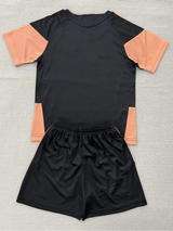 Arsenal 26/27 Black/Orange Training Kids Jersey Set