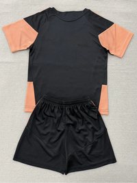 Arsenal 26/27 Black/Orange Training Kids Jersey Set