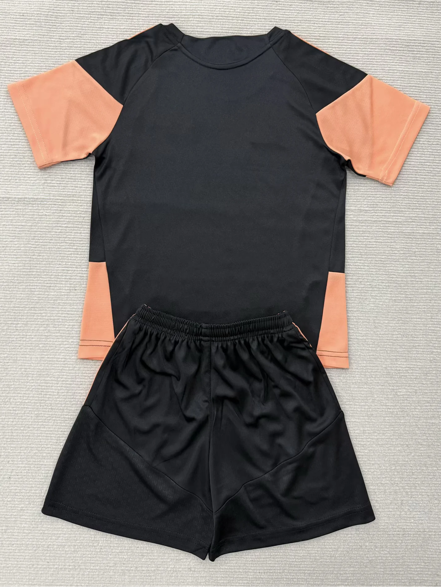Arsenal 26/27 Black/Orange Training Kids Jersey Set