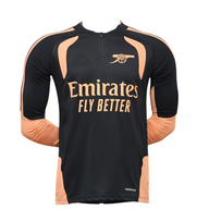 Arsenal 26/27 Black/Orange Training Long Sleeve Player Version Jersey