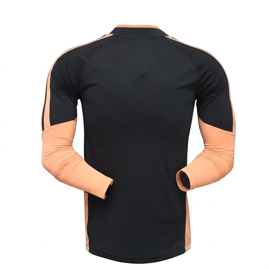Arsenal 26/27 Black/Orange Training Long Sleeve Player Version Jersey