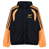 Arsenal 26/27 Black/Orange Windbreaker Jarket