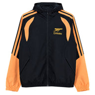 Arsenal 26/27 Black/Orange Windbreaker Jarket