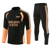 Arsenal 26/27 Black with Orange Training Tracksuit Set
