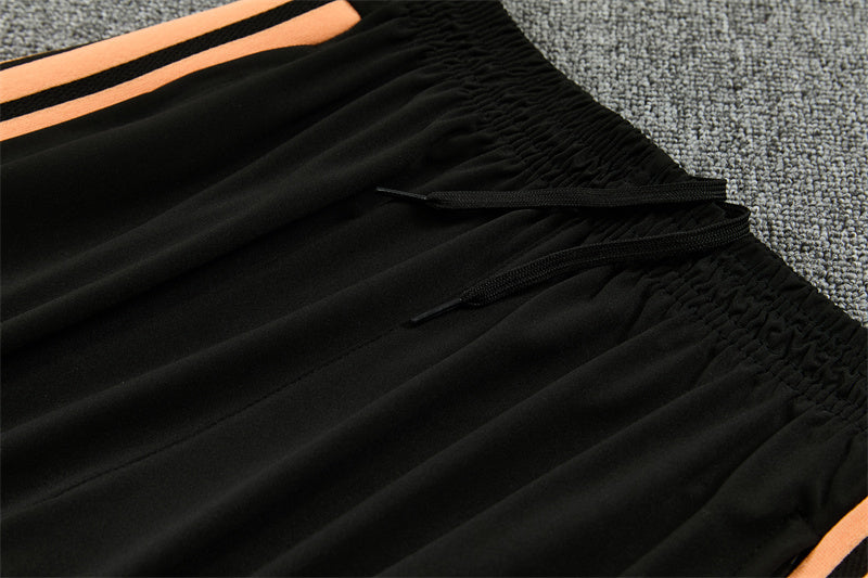 Arsenal 26/27 Black with Orange Training Tracksuit Set