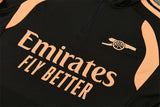 Arsenal 26/27 Black with Orange Training Tracksuit Set