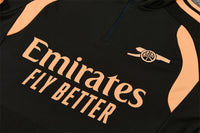 Arsenal 26/27 Black with Orange Training Tracksuit Set