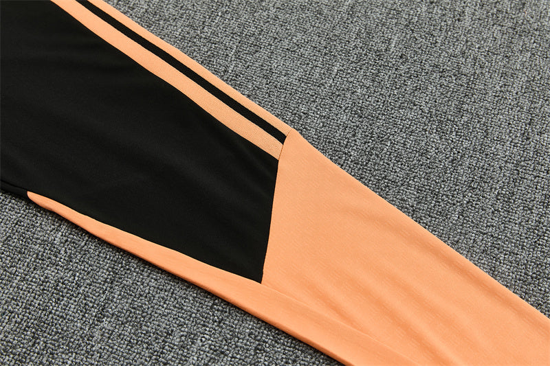 Arsenal 26/27 Black with Orange Training Tracksuit Set