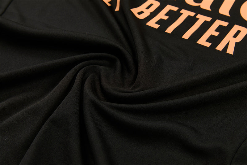 Arsenal 26/27 Black with Orange Training Tracksuit Set